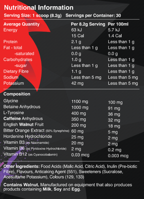 Fireball Black Fat Burner - Purple Drank