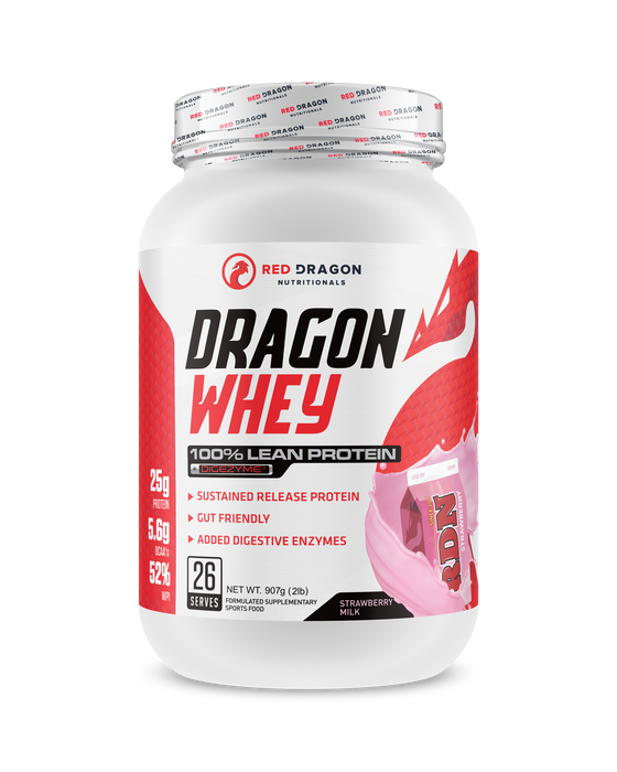 Dragon Whey 2lb Protein - Strawberry Milk