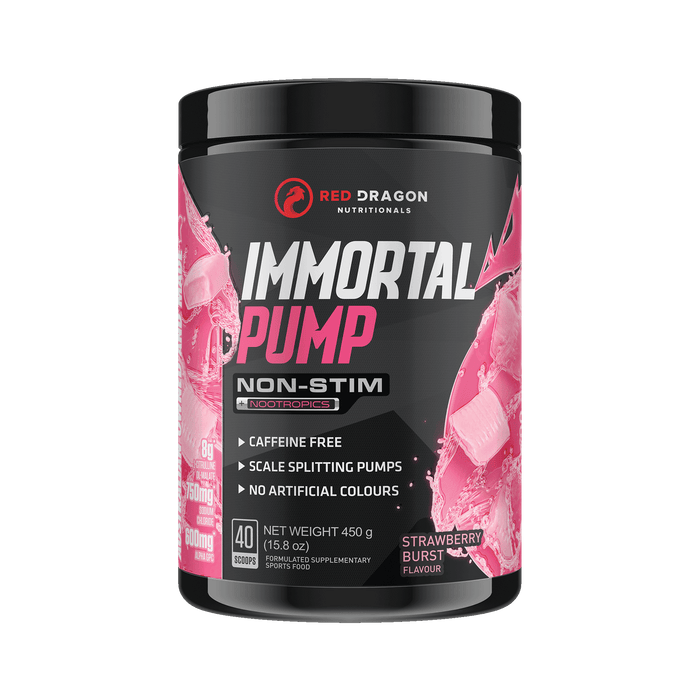 IMMORTAL PUMP NON STIM - Strawberry Burst